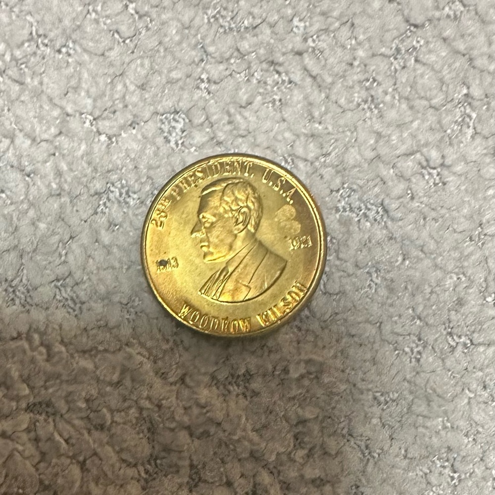 Vintage 1981 readers digest Woodrow Wilson Commemorative Coin